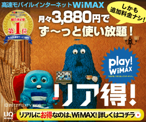 WiMAX: Navegação ilimitada por apenas 3.880 ienes por mês! Uma verdadeira pechincha!