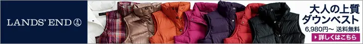 LAND'S END Adult quality down vest
