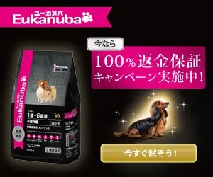 Campanha de garantia de reembolso de 100% da Eukanuba em andamento!