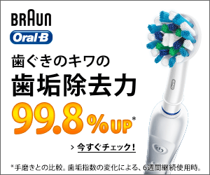 BRAUN Oral-B: 99.8% increase in plaque removal from the creases of the gums