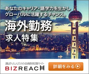 Special feature on overseas working jobs BIZ REACH