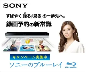 A New Normal in Recording Reservations Sony's Blu-ray