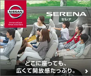  NISSAN SERENA No matter where you sit, you'll feel spacious and open.