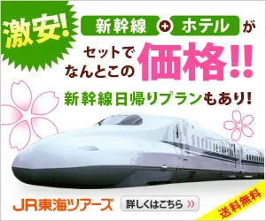 Super Reasonable! Shinkansen + hotel at this price! JR Tokai Tours