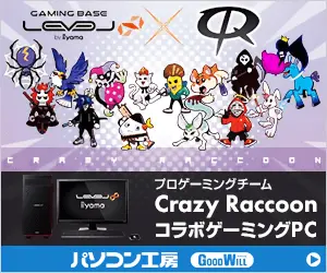 Crazy Raccoon collaboration gaming PC