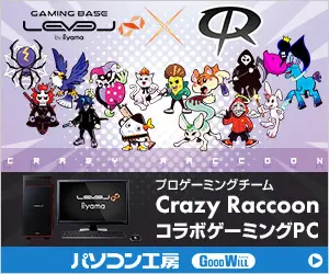 LEVEL x Crazy Raccoon PC KOBO