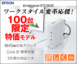 Limited edition of 100 special price model EPSON Endeavor ST190E