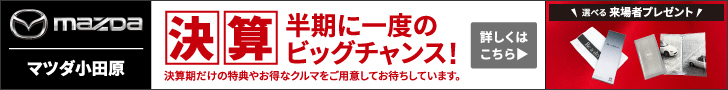 Closing of accounts Once-in-a-semester big chance! Mazda Odawara
