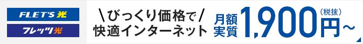  Comfortable Internet at a Surprisingly Low Price: 1,900 yen/month - FLET'S Hikari