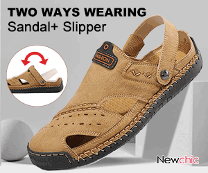 TWO WAYS WEARING Sandal+ Slipper