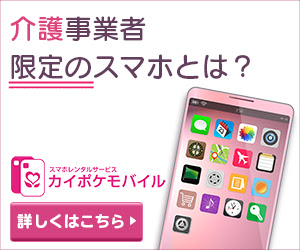 What is the smartphone exclusively for nursing care providers? Kaipoke Mobile