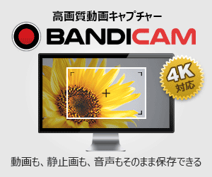 High-quality video capture BANDICAM