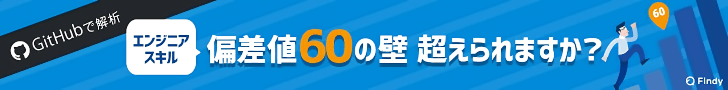Findy Engineering Skills Can you overcome the barrier of 60 deviation?