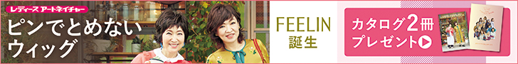 ピンでとめないウィッグ FEELIN誕生 レディースアートネイチャー